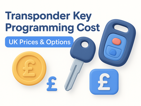 Transponder Key Programming Cost: UK Prices & Options