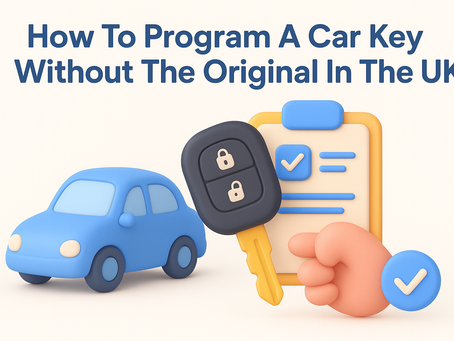 How To Program A Car Key Without The Original In The UK
