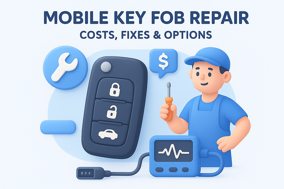 Mobile Key Fob Repair Near Me: Costs, Fixes & Options