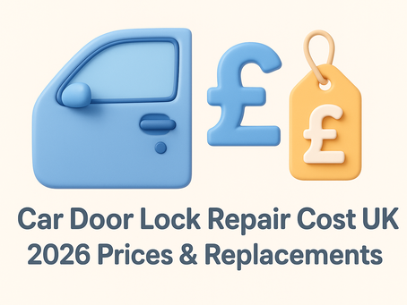 Car Door Lock Repair Cost UK: 2026 Prices & Replacements