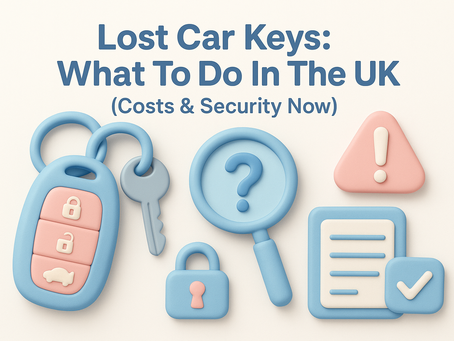 Lost Car Keys: What To Do In The UK (Costs & Security Now)