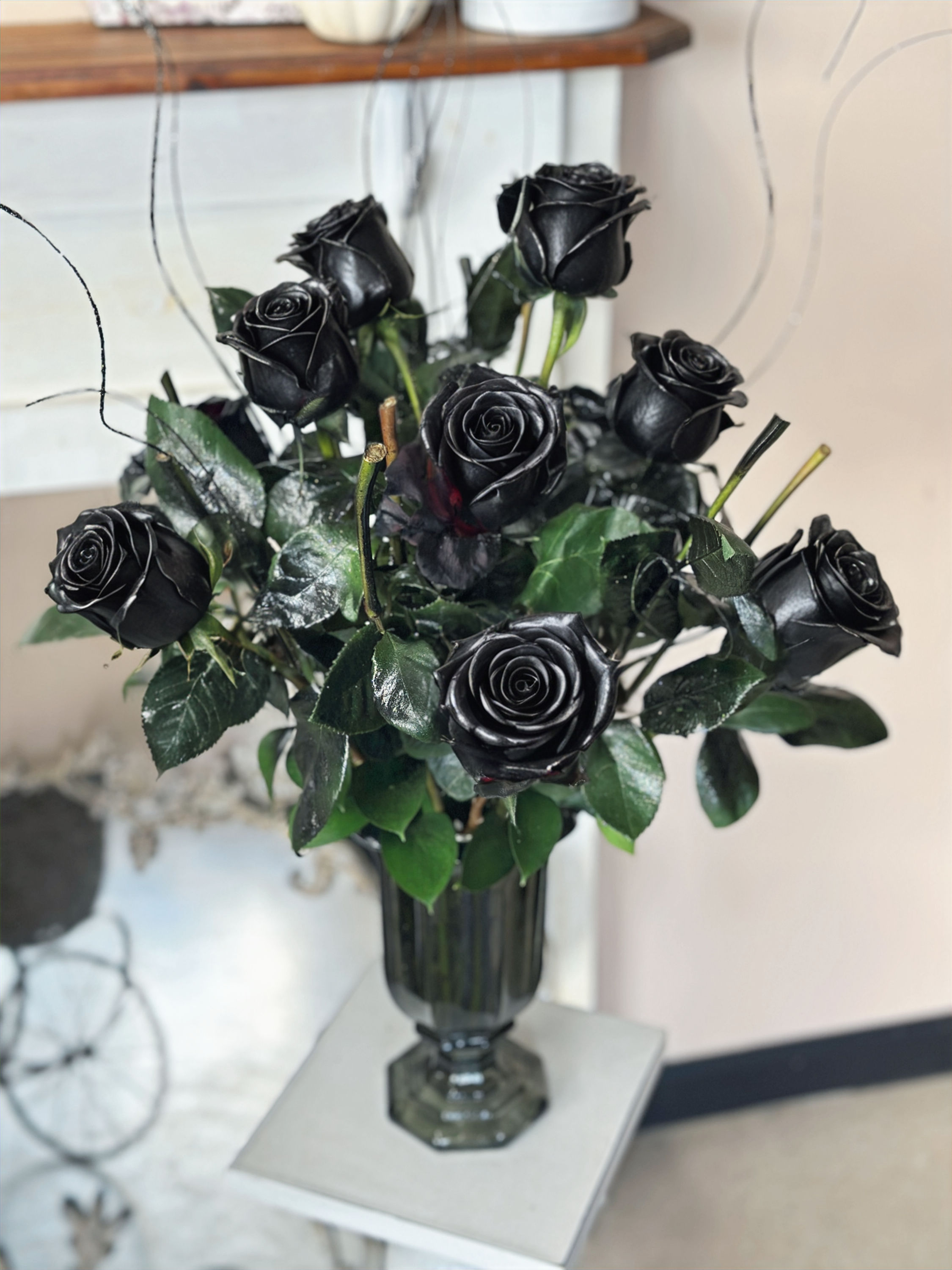 Black Heart Bouquet