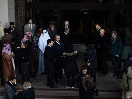 Джуд Лоу в образе молодого Владимира Путинa на съёмках фильма #TheWizardOfTheKremlin