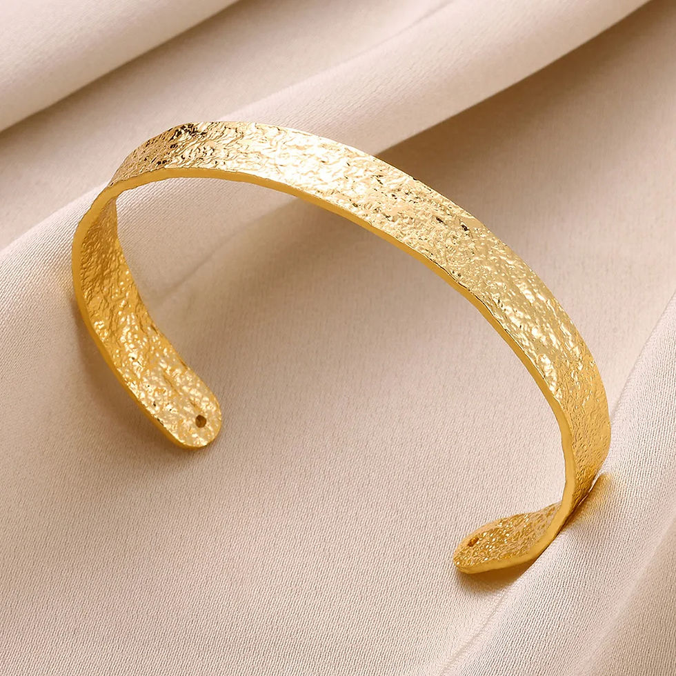 Thumbnail: Exquisite Classic Bump Pattern Openning Bangles Bracelet For Women Cuff Bracelet