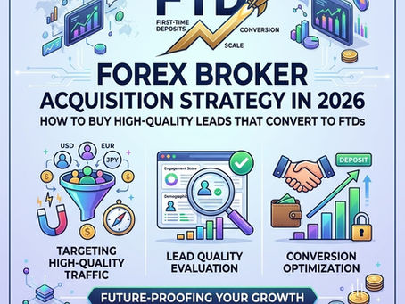 Forex Broker Acquisition Strategy in 2026: How to Buy High-Quality Leads That Convert to FTDs