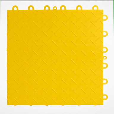 Piso plastico modular linea automotriz Liso amarillo pisoplastic paraguay talleres detailing