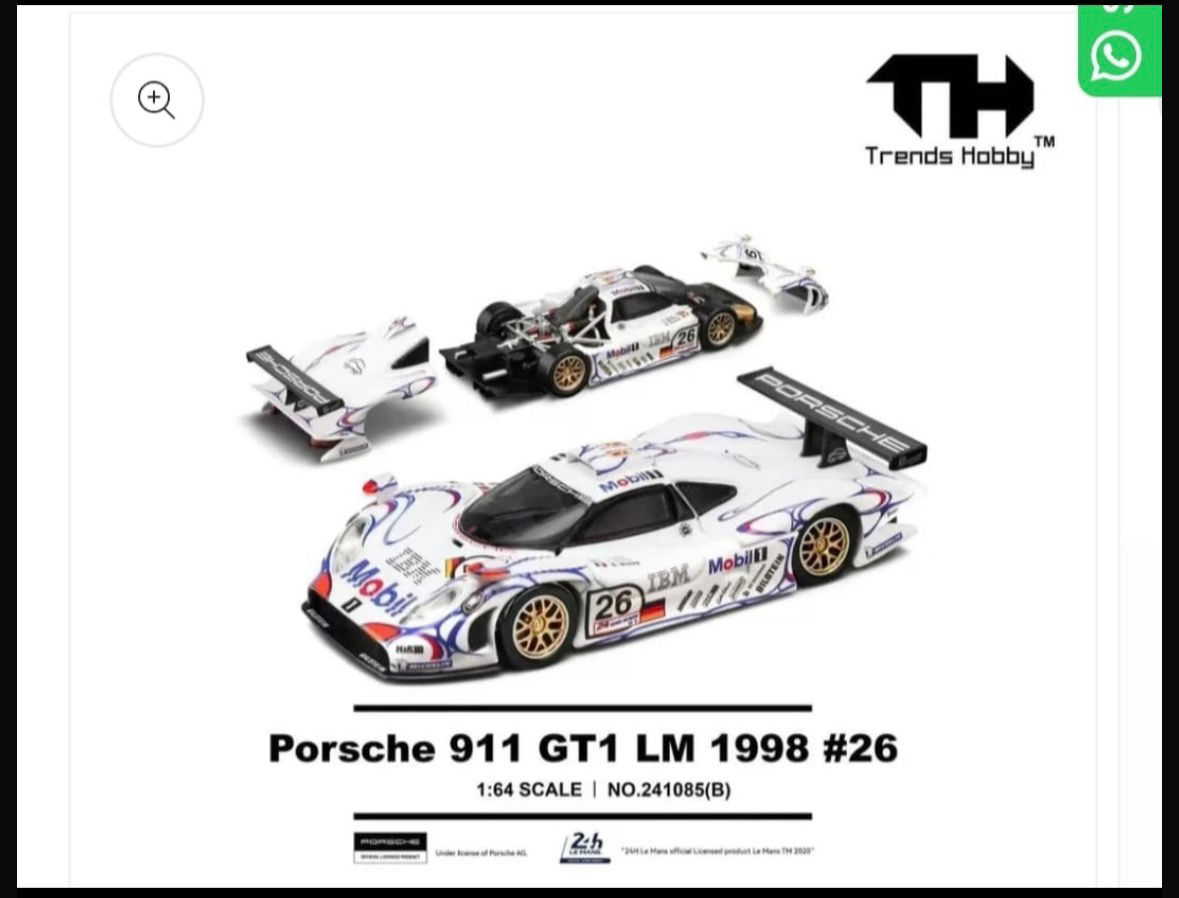 Porsche 911 GT1 LM Trends Hobby