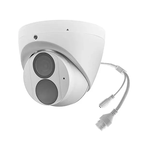 Thumbnail: 4MP IP Weatherproof IR Turret Camera with Built-in Mic and 2.8mm Fixed Lens