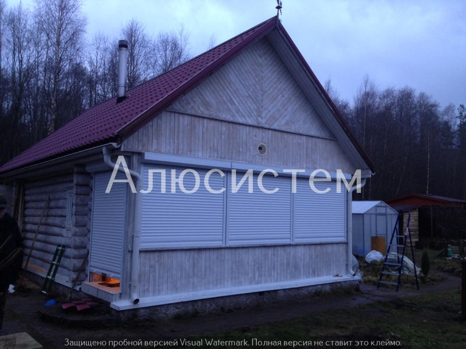 Рольставни на беседку
