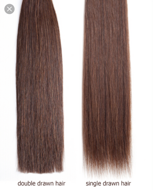 plush double drawn hair