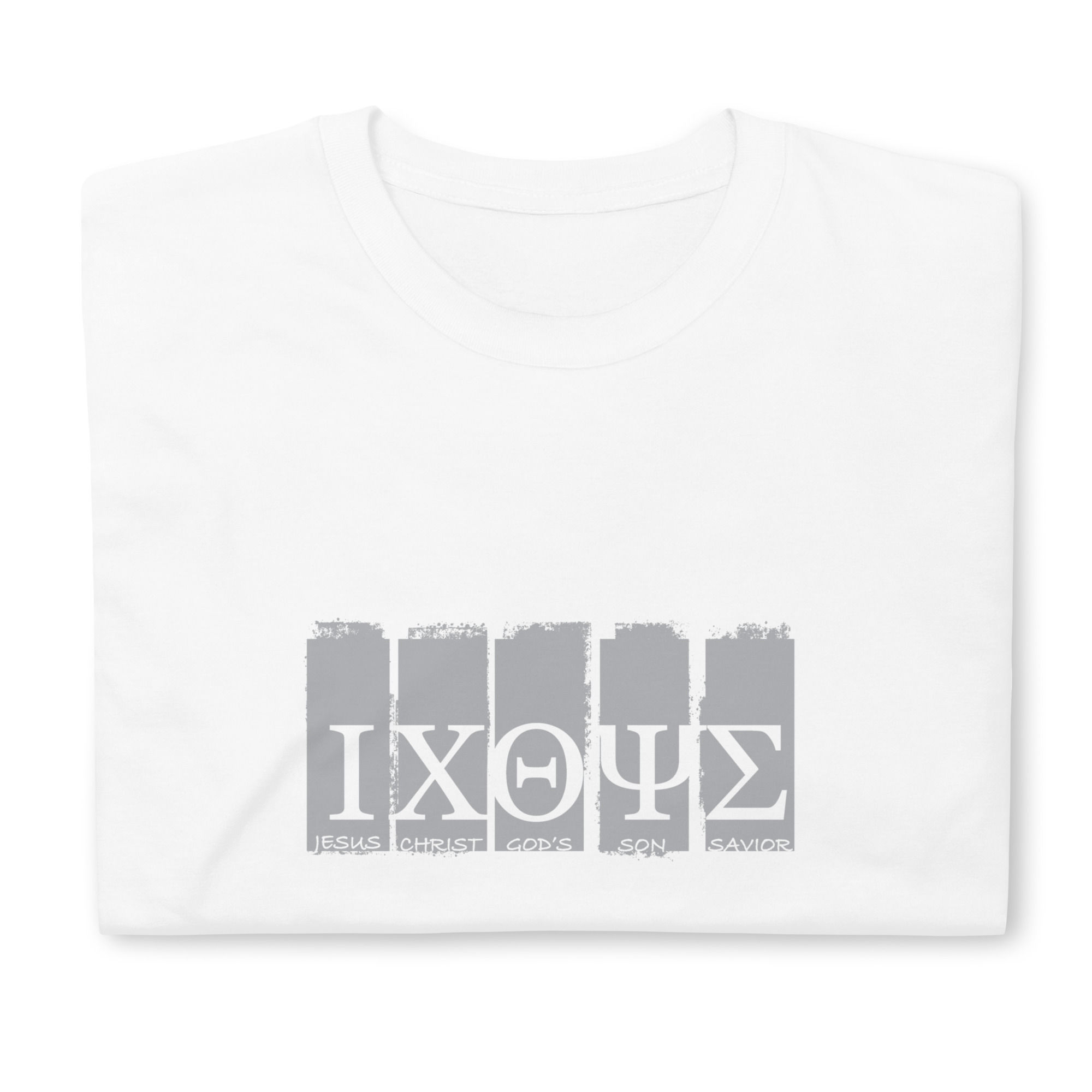 IXOYE-Short Sleeve-White/Grey Letters