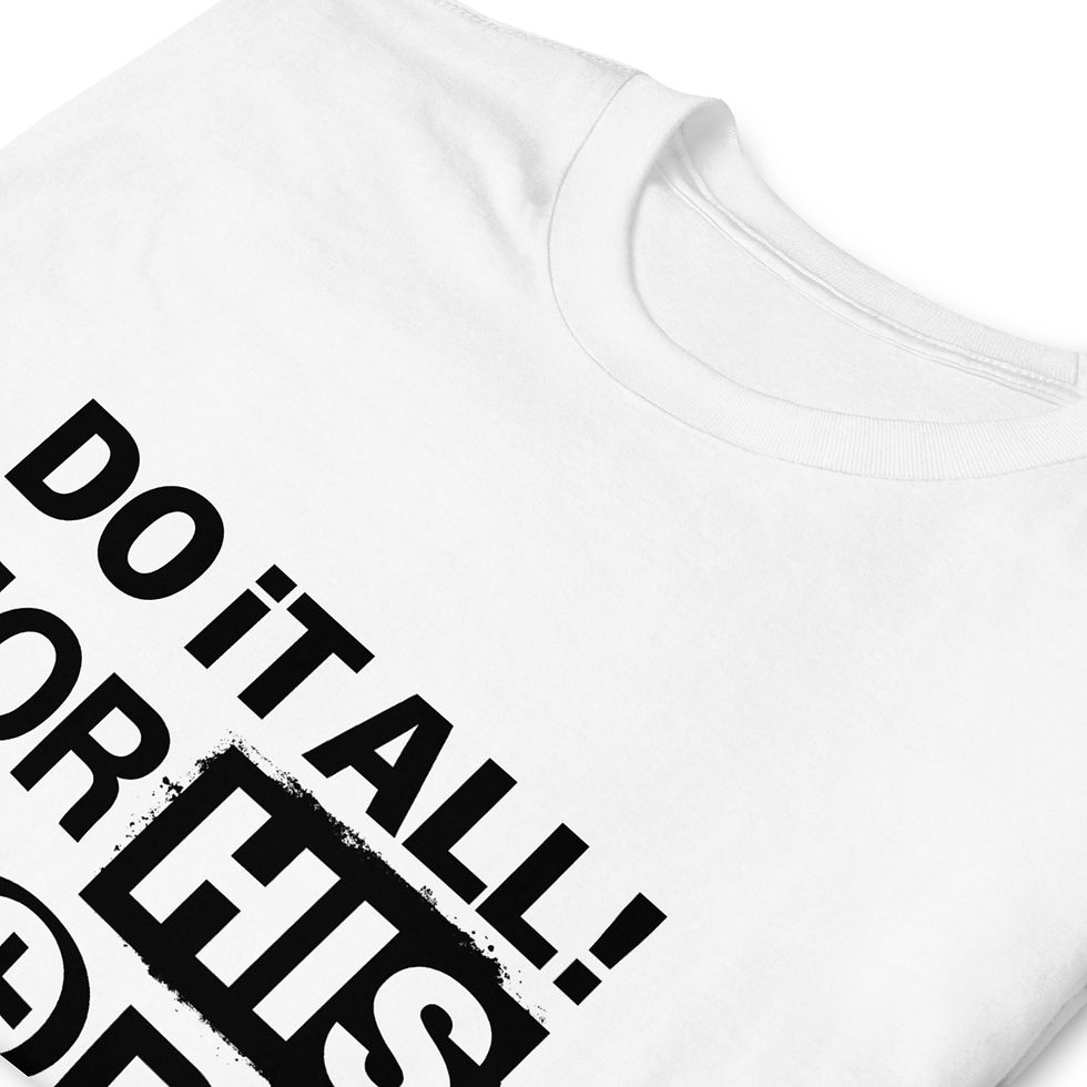 Thumbnail: Do It All For His Glory-Short Sleeve-Black Letters