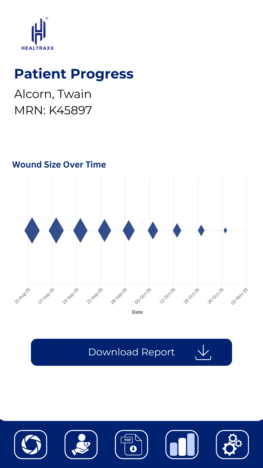 Report Page - HealTraxx