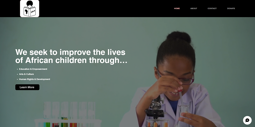 ARLA Homepage Screenshot