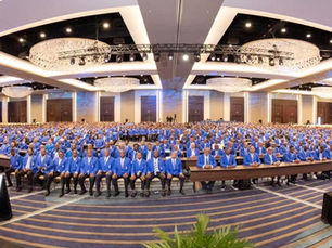Members of Phi Beta Sigma at their Conclave in Houston in 2023.