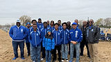 Club members and brothers at Wreaths Across America, DFW National Cemetery