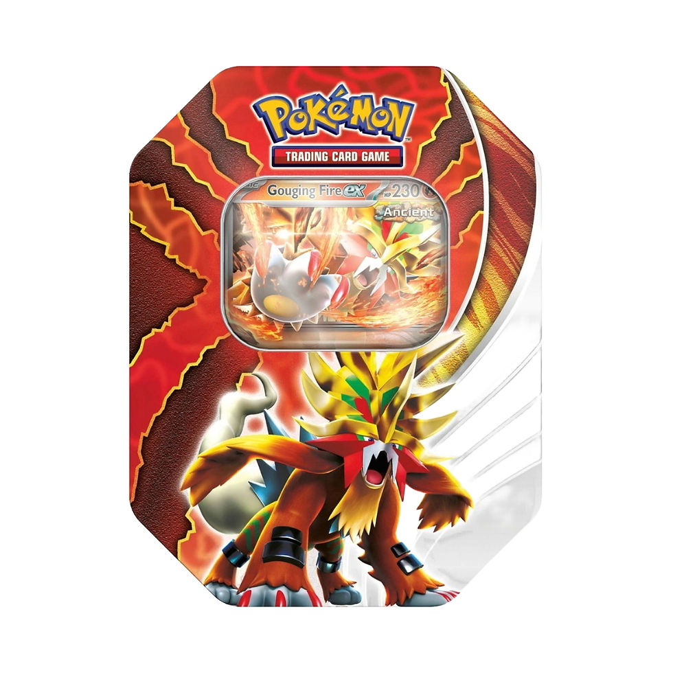 Pokémon TCG: Paradox Destinies Tin (Gouging Fire ex)