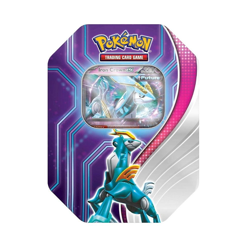 Pokémon TCG: Paradox Destinies Tin (Iron Crown ex)