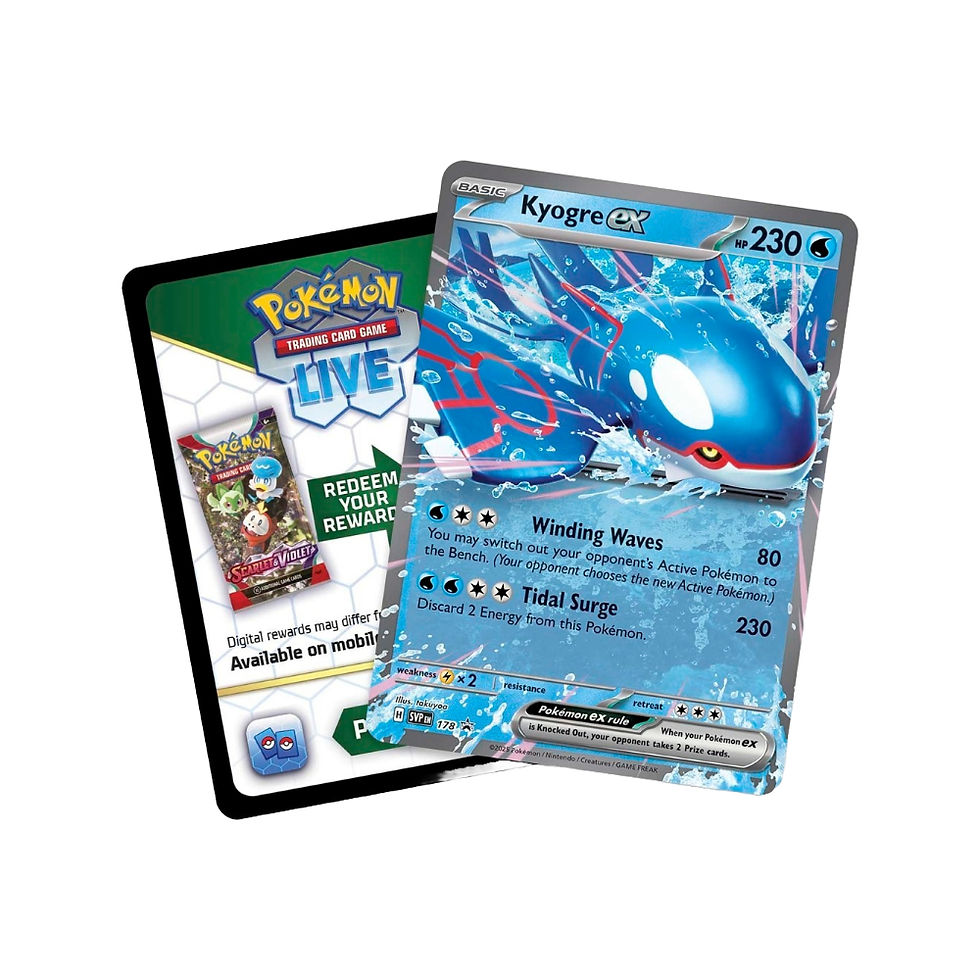 Azure Legends Tin (Kyogre ex) Promo