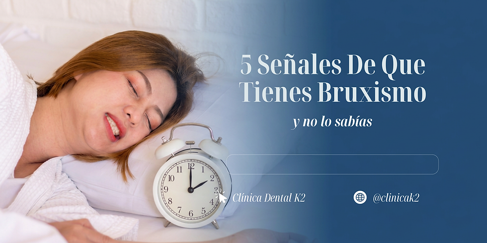 5 señales de que tienes bruxismo (y no lo sabías)