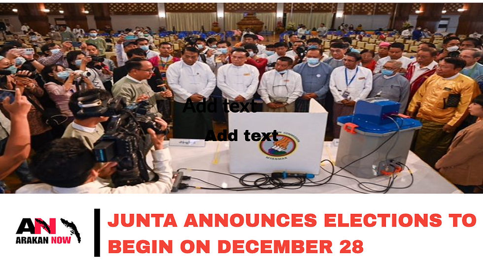 Junta Announces Elections to Begin on December 28
