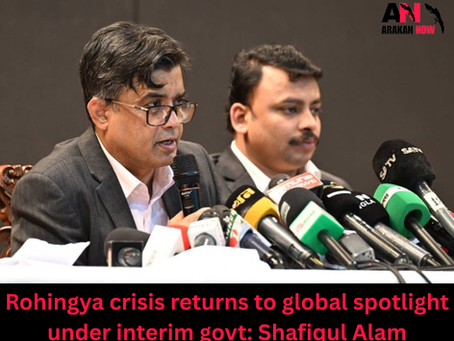Rohingya crisis returns to global spotlight under interim govt: Shafiqul Alam