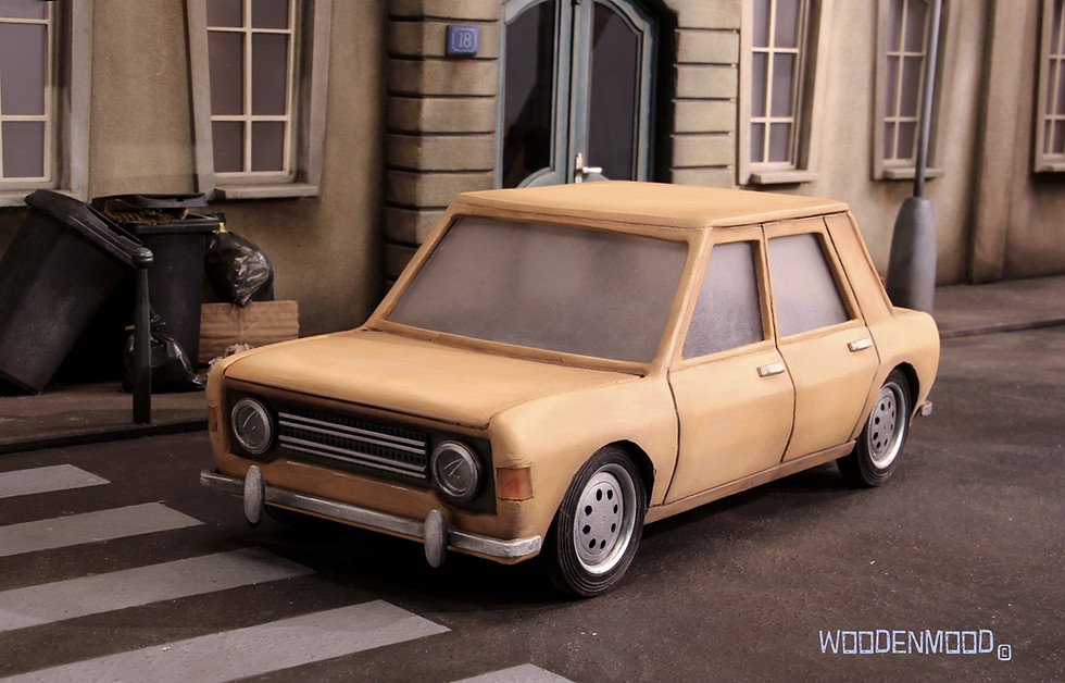 Handcrafted miniature for a stop motion production