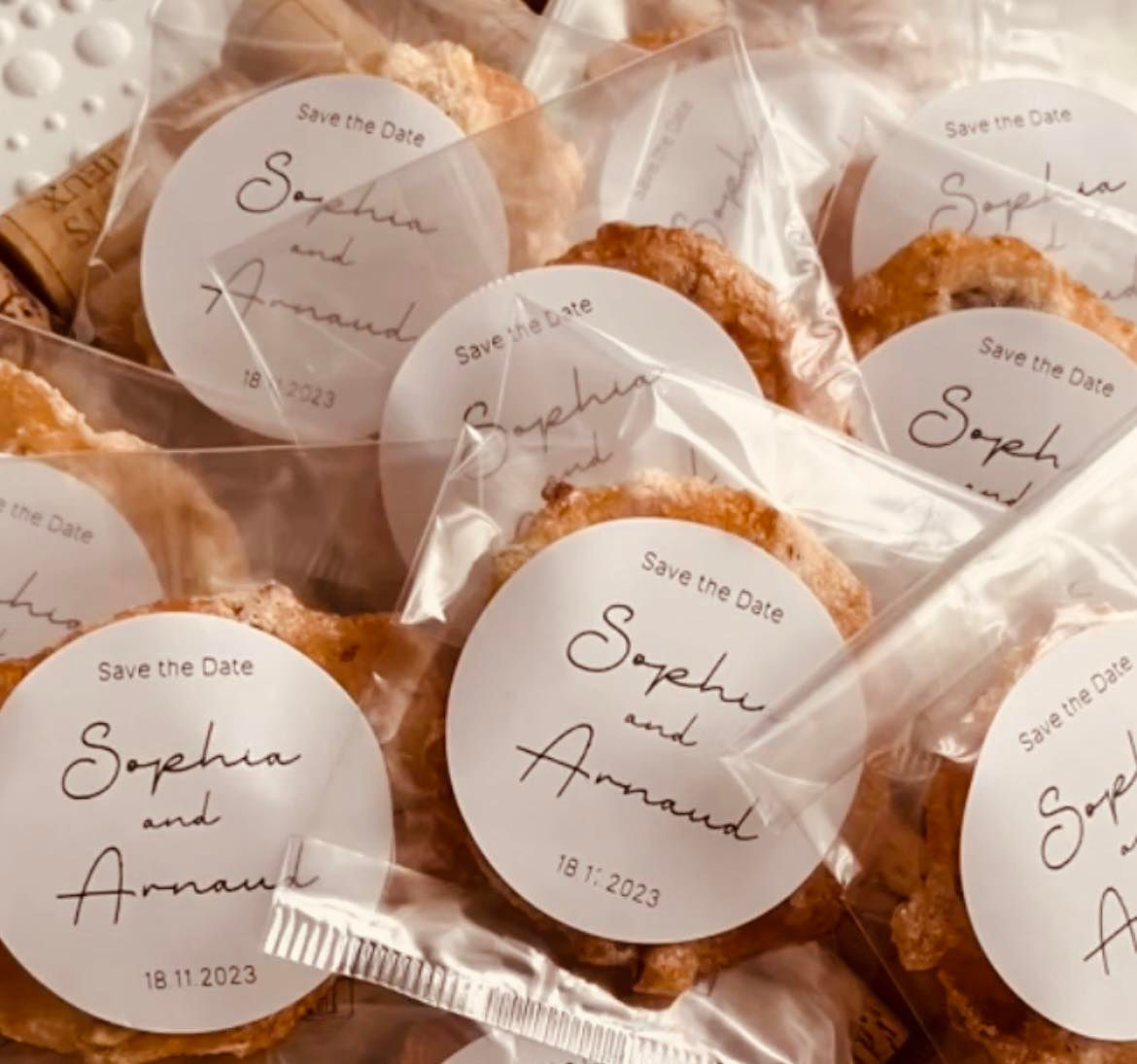 Sachet biscuit personnalisé