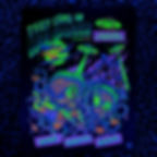 They Came On Halloween Black Light Poster