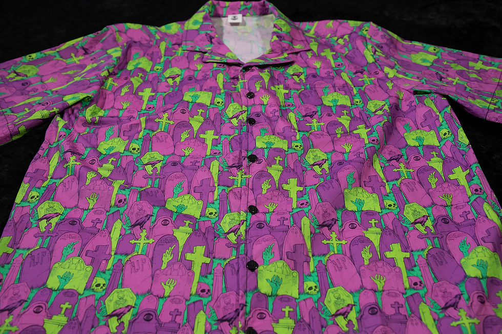 Thumbnail: Preorder Nuclear Cemetery Button Up Shirt