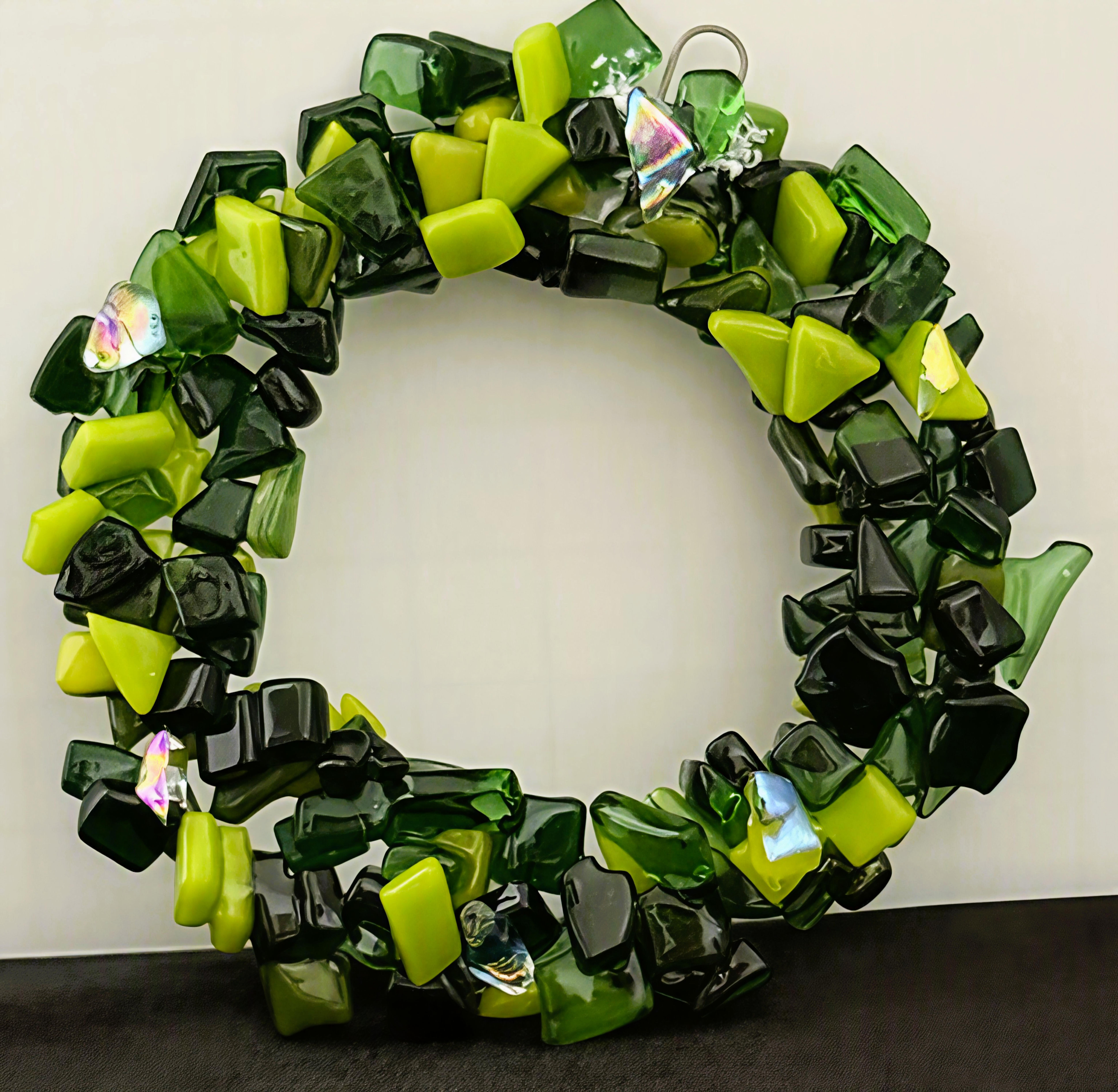 Midnight Evergreen Wreath Ornament