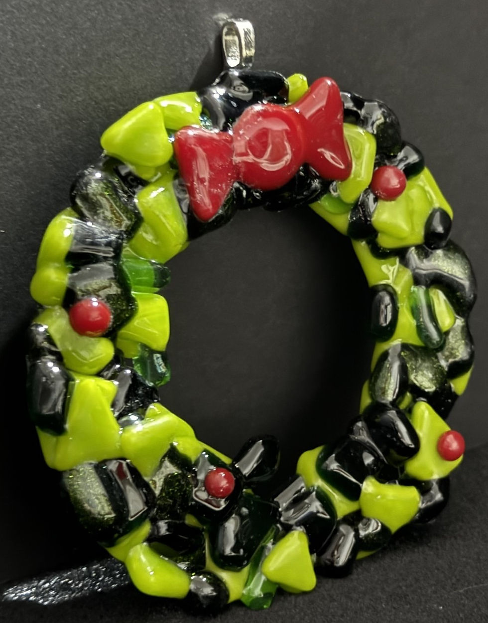 Thumbnail: Christmas Candy Wreath Ornament