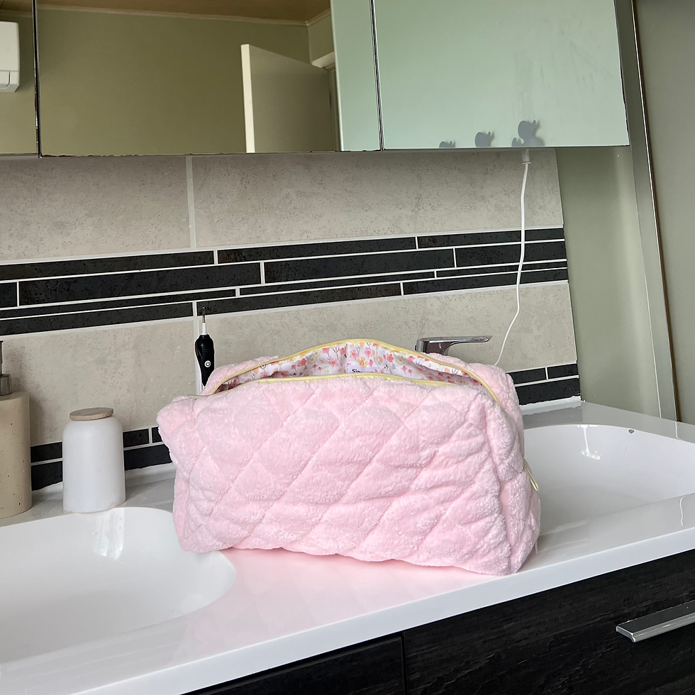 Gepersonaliseerde Fluffy Pink Hair tool bag