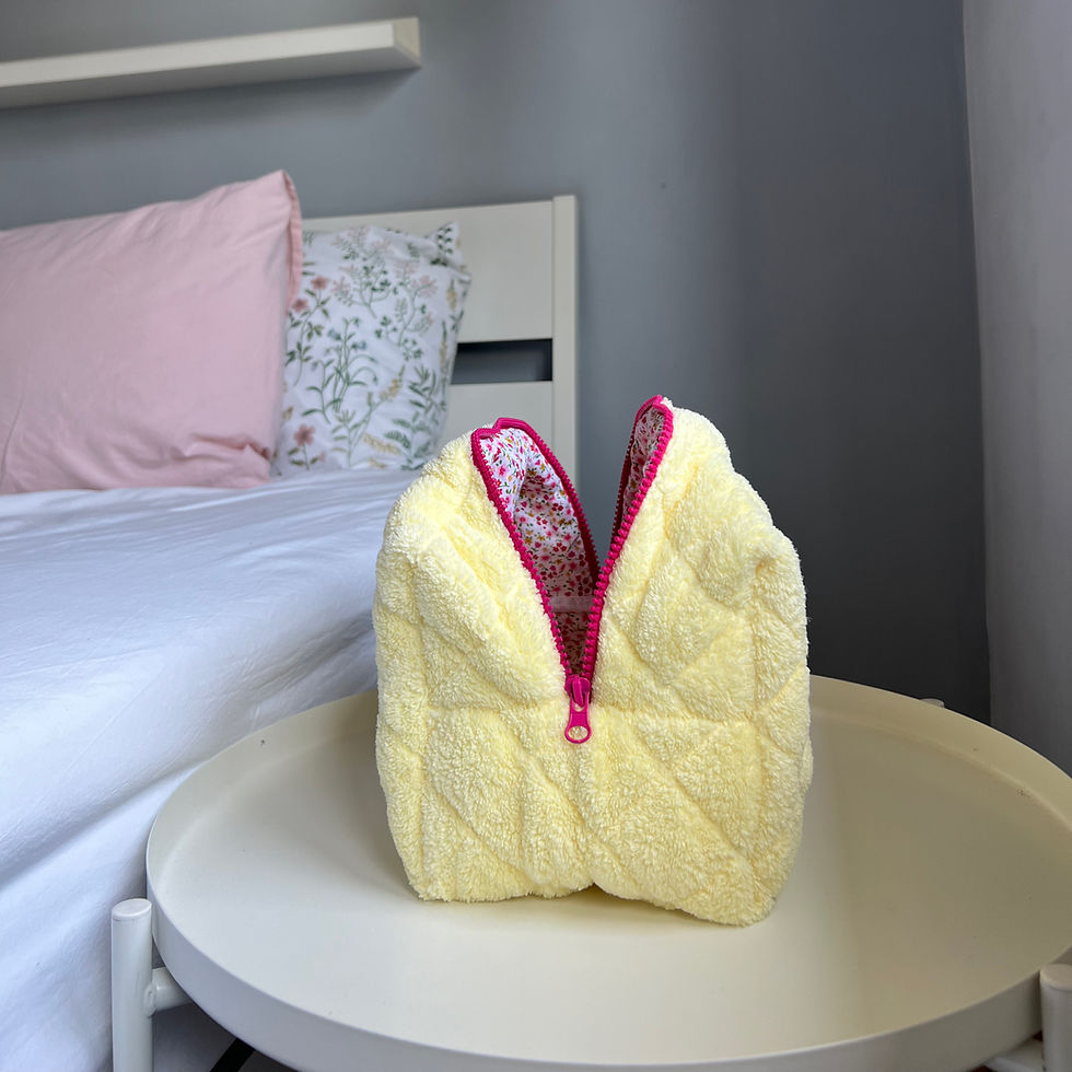 Thumbnail: Yellow fleece | Maxi bag