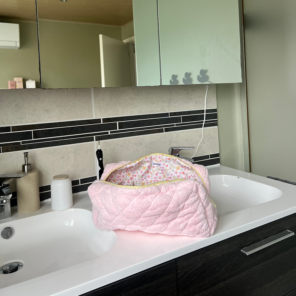 Thumbnail: Fluffy Pink- Hair tool bag
