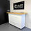 Thumbnail: Bar White with Natural Top