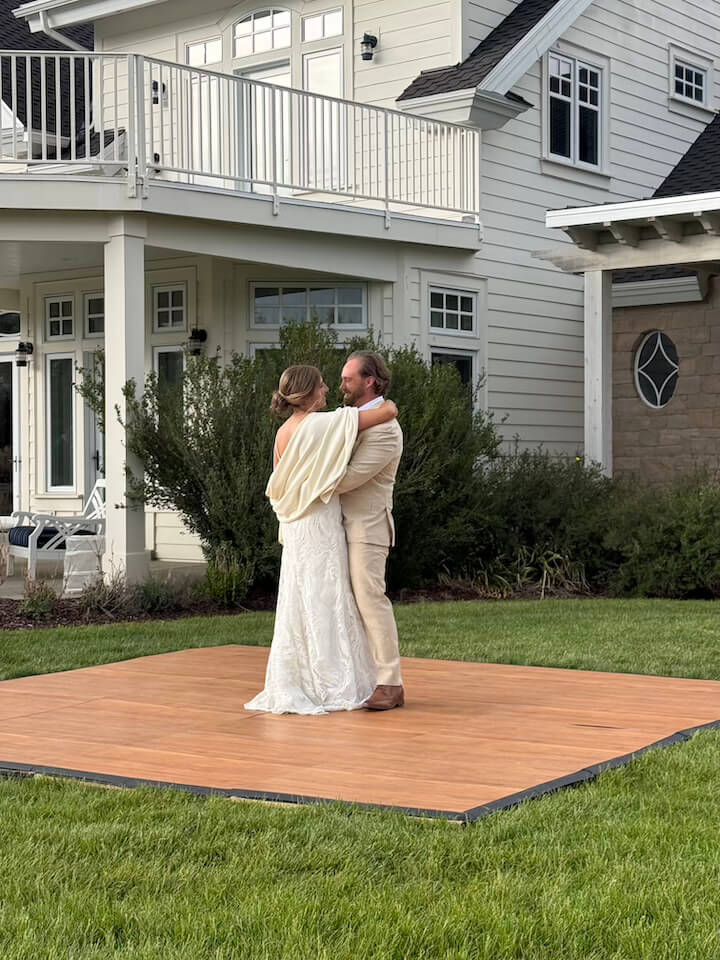 Thumbnail: Outdoor 18ft x 18ft Maple Dance Floor Area