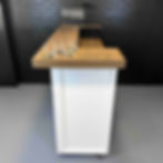 Thumbnail: Bar White with Walnut Top