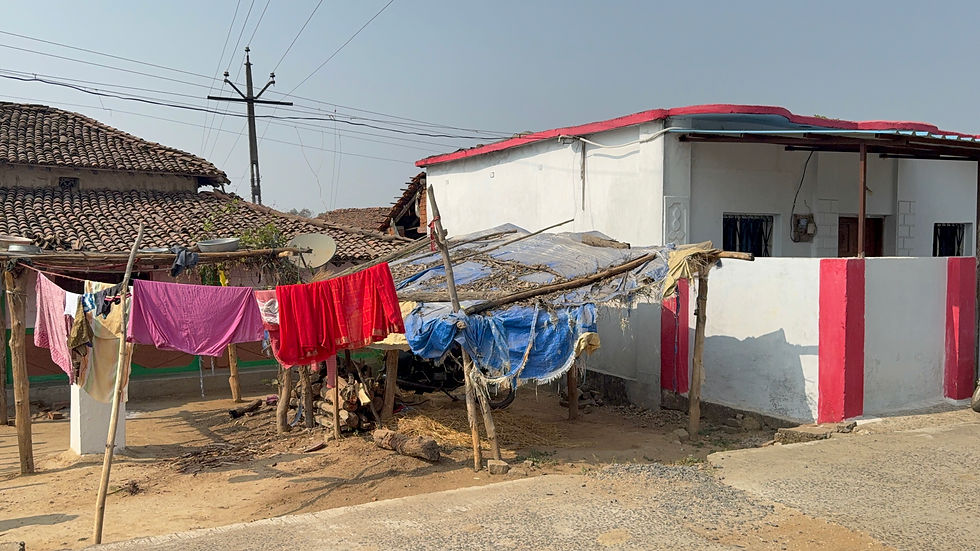 A typical Gond village house