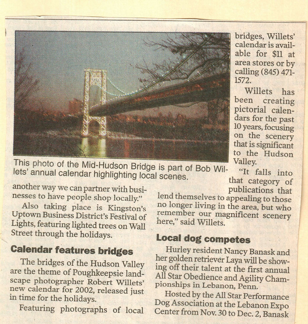 Calendar features bridges