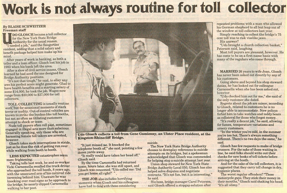 Work isn't always routine for...