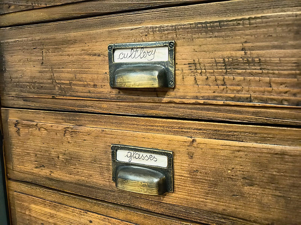 Miniatura: Mobile contenitore in stile industrial vintage