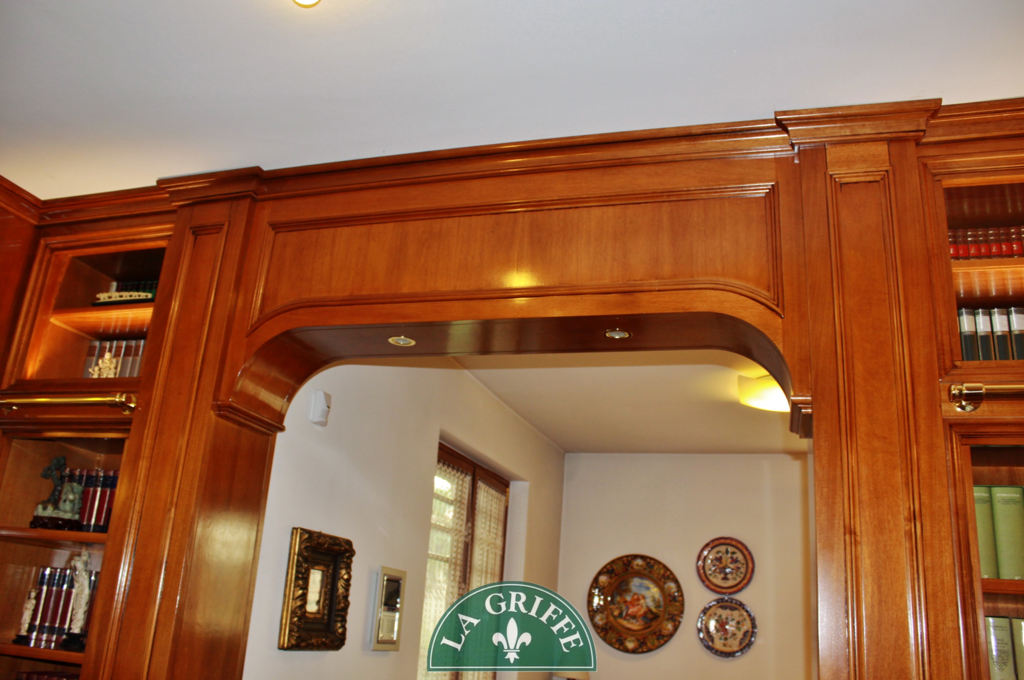 boiserie soffitto arredo classico