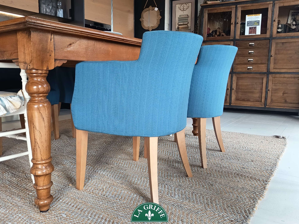 4 Poltroncine in tessuto artigianali