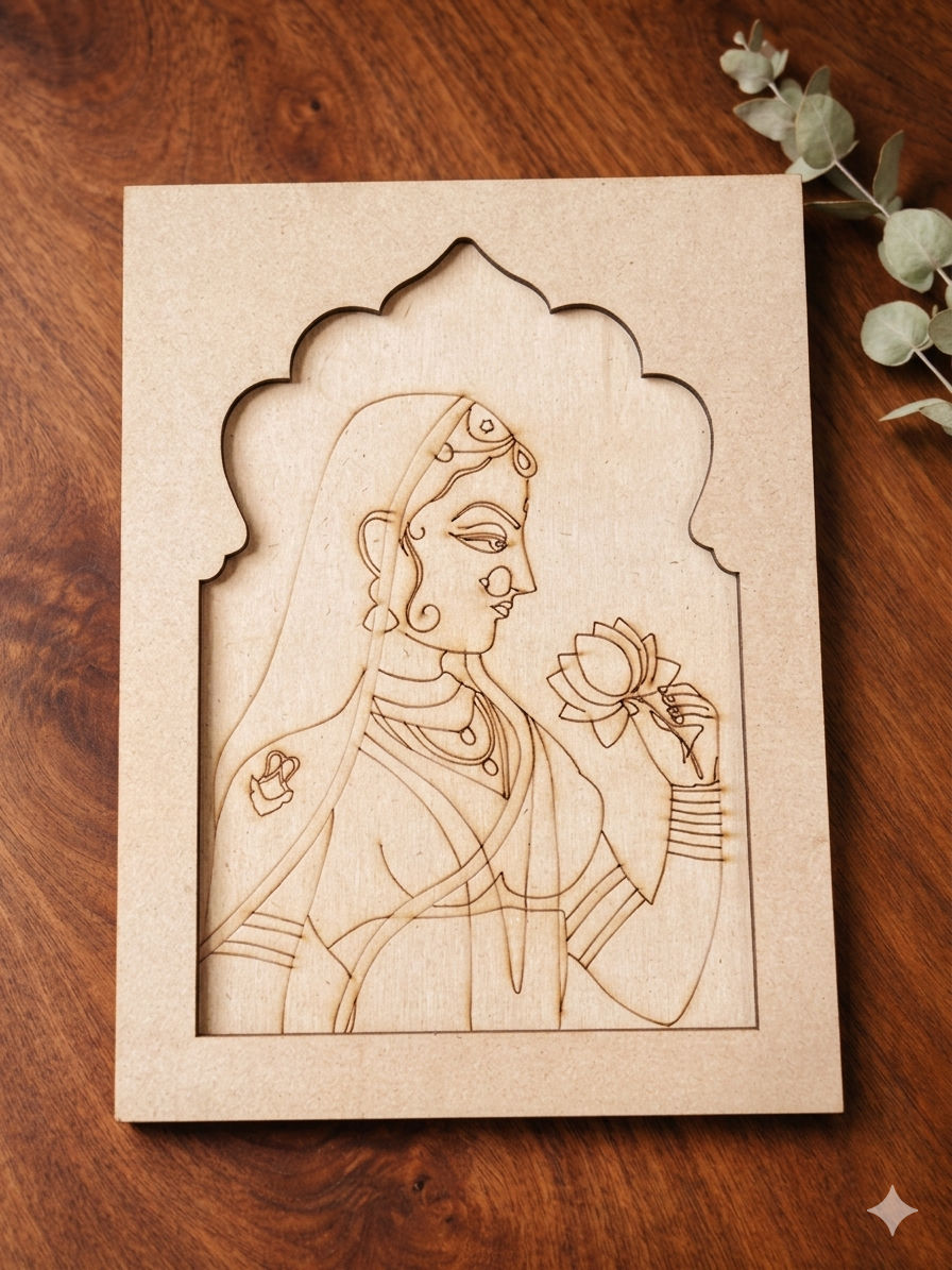 Jharokha 004 (9x12) 4 mm + 4 mm