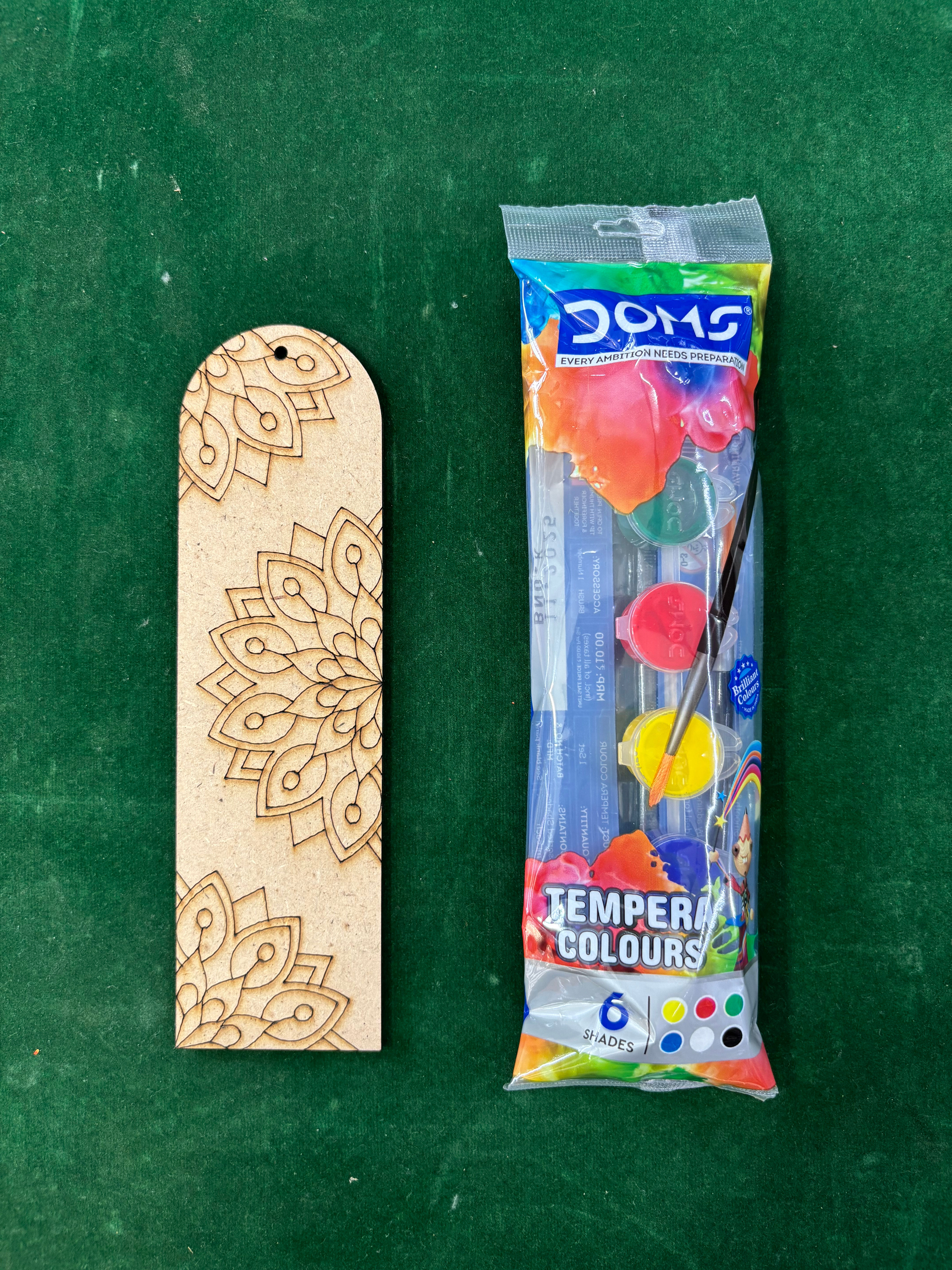 DIY MDF Bookmark KIT 006 (with DOMS Tempra)