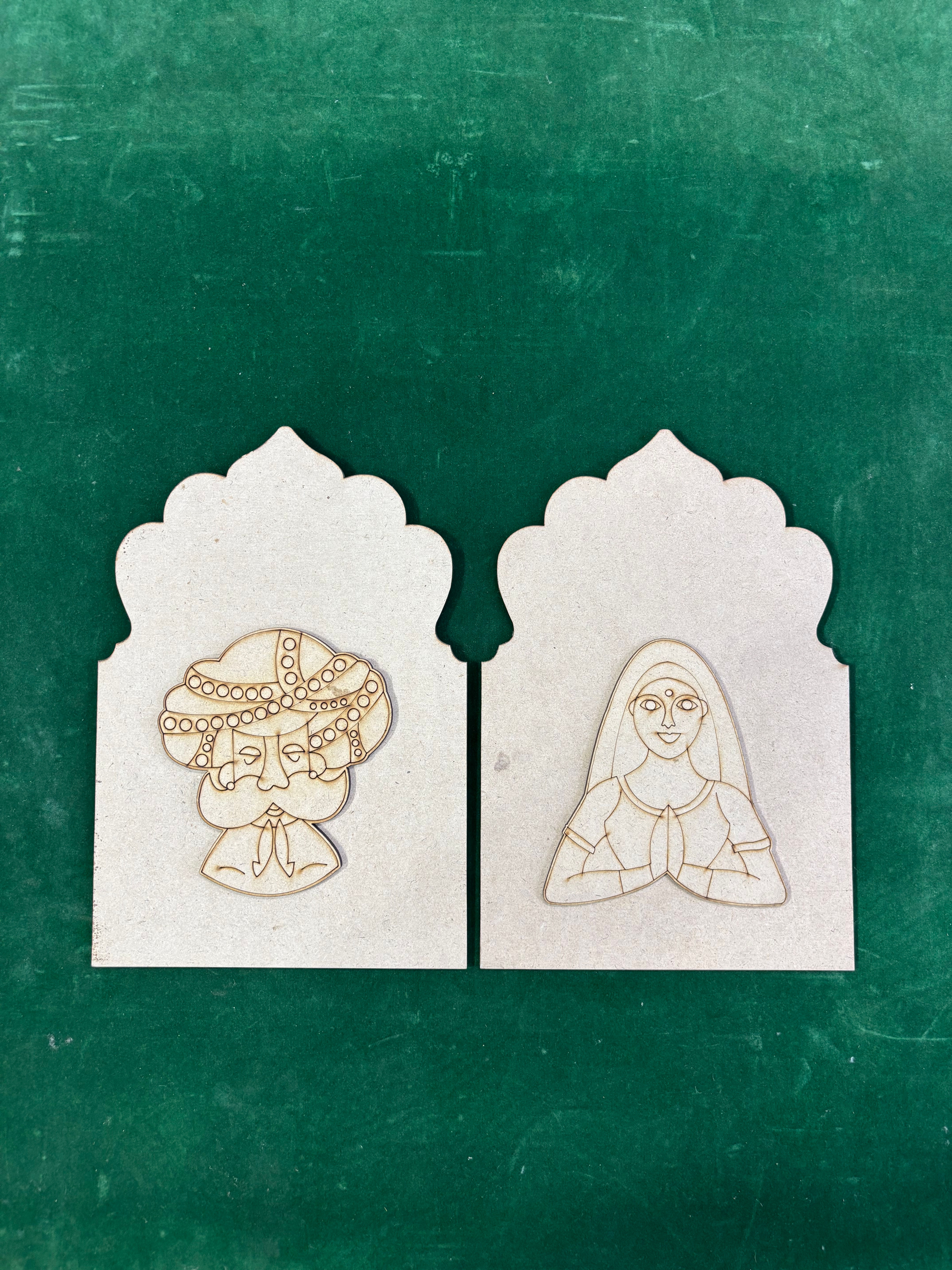 Wall Art (7 x 10)  Raja-Rani