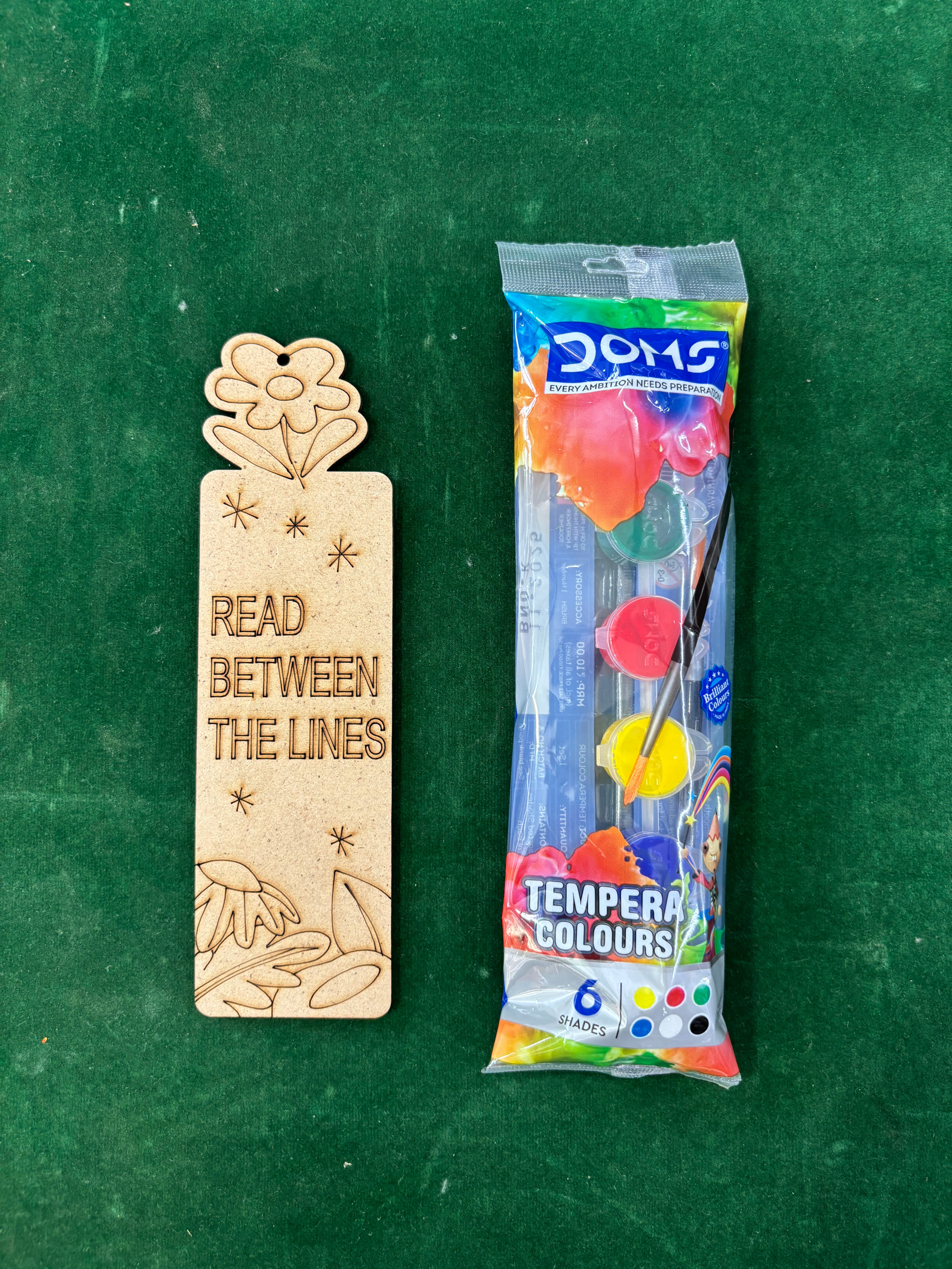 DIY MDF Bookmark KIT 001 (with DOMS Tempra)