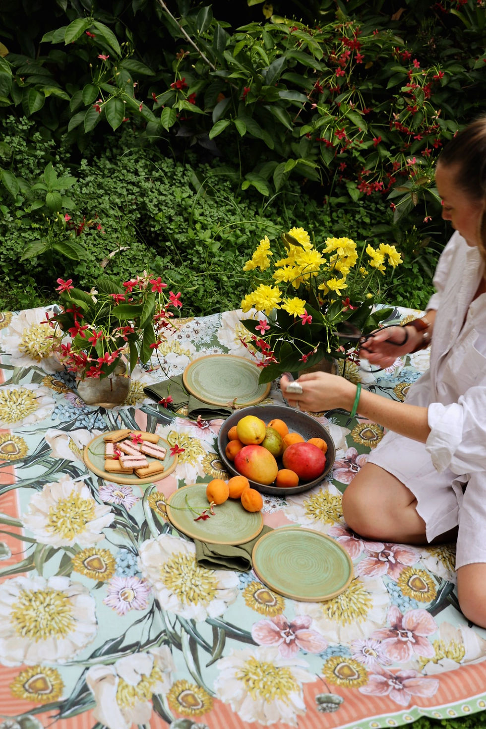 Thumbnail: 'VINTAGE' 100% linen tablecloth