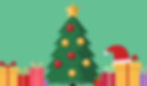 Get into the holiday spirit with this festive Christmas illustration. It showcases a beautifully decorated Christmas tree adorned with shimmering Christmas balls and topped with a golden star.